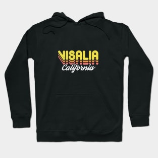 Retro Visalia California Hoodie